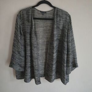 Eileen Fisher Womens XL Organic Linen GElementz Bla